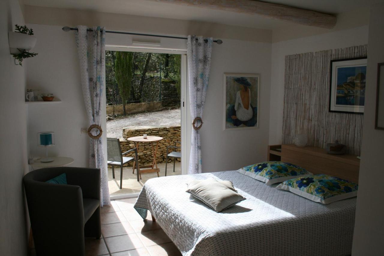 Le Mas Des Pierres Blanches Venasque Exterior photo